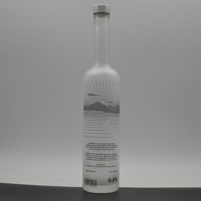 Material del collar Vidrio Impresión a medida Espiritismo helado Botellas de vodka Ciroc 700ml 750ml