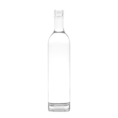 Base de material de vidrio Super Flint 700 ml de vidrio claro whisky vodka botella de vino para el alcohol