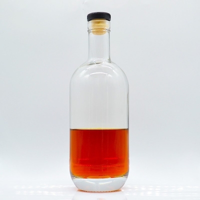 Botellas de whisky y vodka de corcho con cilindro de piedra extra botella de vidrio de 750 ml