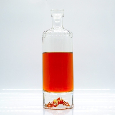 Manejo de la superficie de la decoración hecha a medida Extra Flint Botella de whisky 500ml 700ml 750ml y 1L
