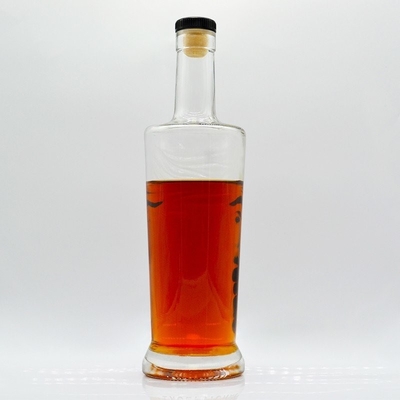 Manejo de la superficie de la decoración hecha a medida Extra Flint Botella de whisky 500ml 700ml 750ml y 1L