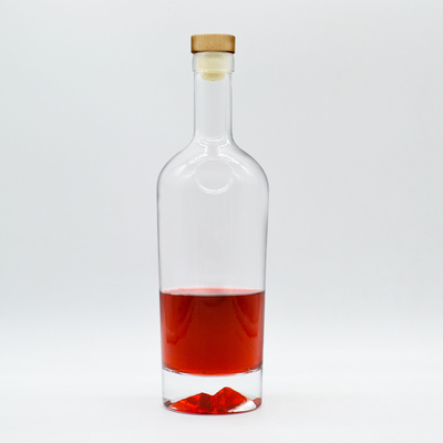 Manejo de la superficie de la decoración hecha a medida Extra Flint Botella de whisky 500ml 700ml 750ml y 1L
