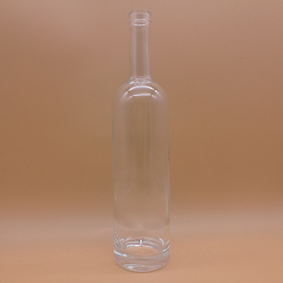Diseño personalizado Botella de whisky de 75 cl 0.75l Botella de vodka de corcho extra con muestra gratuita