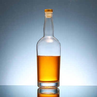 Decal Proceso Profundo Super Flint vidrio 750 ml de vidrio Brandy y botella de ginebra hecha de diseño