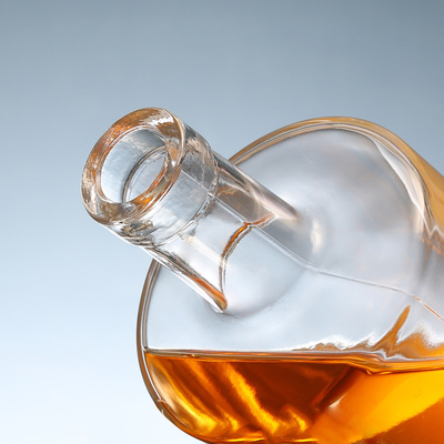 375ml 500ml 750ml 1000ml Botellas de vidrio de corcho con tapa superior de tornillo GPI con tapa superior redonda Whiskey Vodka Brandy y bebidas espirituosas