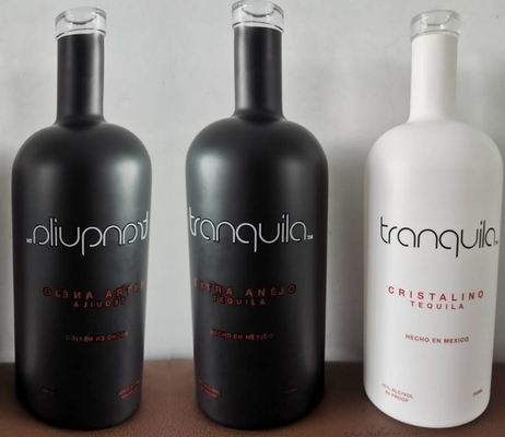 Términos EXW vidrio de cristal 750ml 700ml 500ml tequila ginebra vino licores bebidas espirituosas ron vodka whisky botella de vidrio