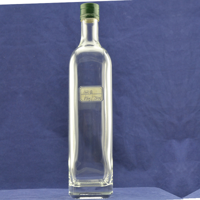 Botellas de vidrio vacías para licor y vino 500 ml 750 ml 1000 ml redonda