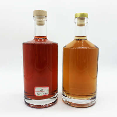 Otras bebidas alcohólicas botella de vidrio congelada de forma lunar de 375 ml y 500 ml para tequila personalizada