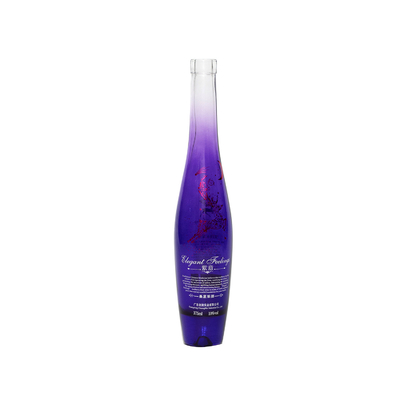 500 ml 750 ml Cuadrado congelado vacío Bebida alcohólica personalizada Tequila Whiskey Gin Botellas de vidrio decorativas
