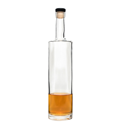 500 ml 750 ml Cuadrado congelado vacío Bebida alcohólica personalizada Tequila Whiskey Gin Botellas de vidrio decorativas