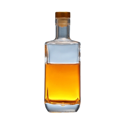 375 ml 500 ml 750 ml de vodka whisky botella de licor con corcho hecha de material muy blanco