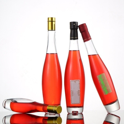 Botellas de vidrio vacías transparentes de 375 ml, 500 ml, 700 ml, 750 ml y 1000 ml para bebidas alcohólicas