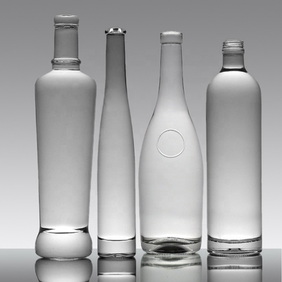 Botella de whisky y vodka de 750 ml de vidrio con glaseado de vino de 700 ml y 500 ml para bebidas