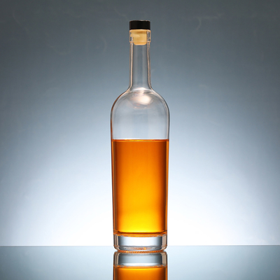 Super Flint Botella de vidrio para bebidas alcohólicas Tamaños personalizados T / T Paypal Western Union