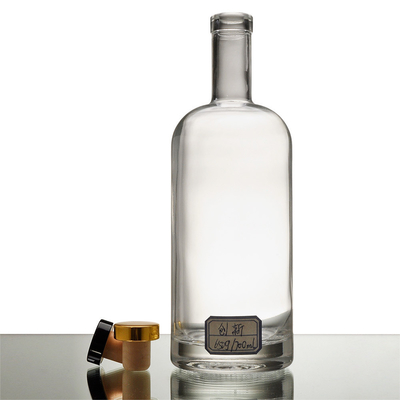 500 ml de licor de aceite de oliva vacío 700 ml 750 ml de vodka negra botellas de vidrio de whisky