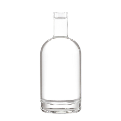 Super Flint Glass 750 ml Botella para Bebidas 500 ml Liquor de Brandy y 375 ml de Vodka