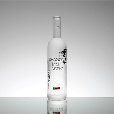Botellas de vidrio transparente de 750 ml personalizadas para sellar el alcohol Tipo de corcho