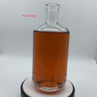 Whisky vacío alcohol vino espirituoso ginebra botella de vodka 500ml 700ml 750ml con condiciones CIF