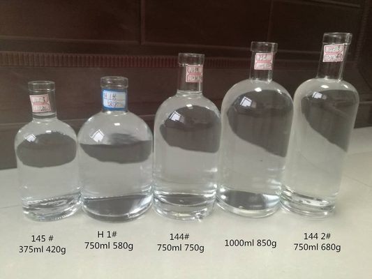Whisky vacío alcohol vino espirituoso ginebra botella de vodka 500ml 700ml 750ml con condiciones CIF