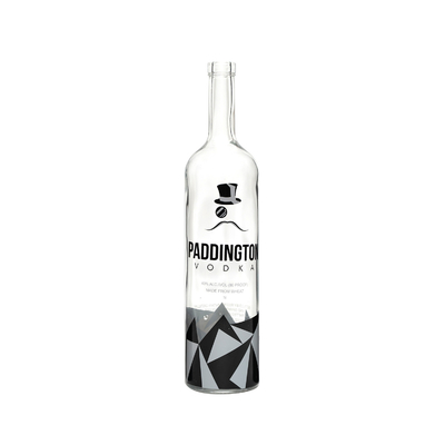 Botellas de licor de vidrio de 375 ml 500 ml 700 ml 750 ml de diferentes tamaños para vodka whisky ron ginebra
