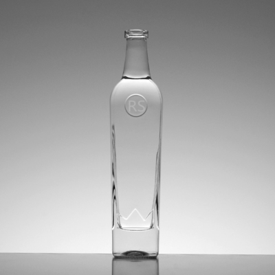 Manejo de la superficie de la decal Botellas de vidrio de 750 ml claras y altas para vino Limoncello Liquor