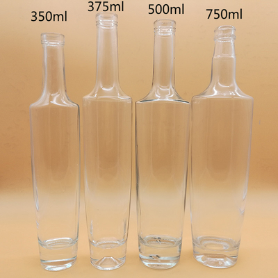 Botellas de cristal claras de 375 ml perfectas para soluciones de embalaje de bebidas
