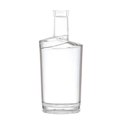 Super Flint 700ml 750ml Botellas de vidrio de vodka de ginebra para whisky a medida Liquor de brandy vacío