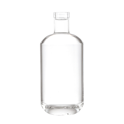 Super Flint 700ml 750ml Botellas de vidrio de vodka de ginebra para whisky a medida Liquor de brandy vacío