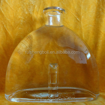 Botella de vidrio de vidrio Super Flint vacía de 1,5L 2 litros de vidrio de vino con tapón