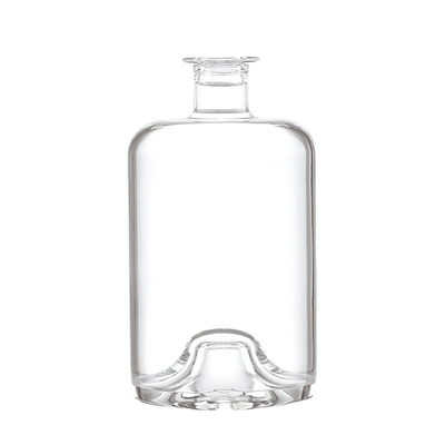 Super Flint 700ml 750ml Botellas de vidrio de vodka de ginebra para whisky a medida Liquor de brandy vacío