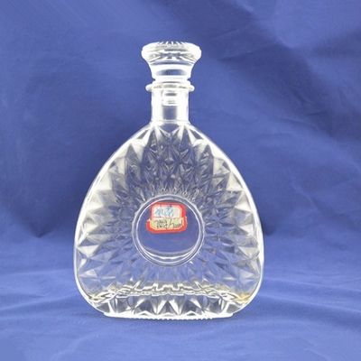 Botella de tequila personalizada con material de vidrio transparente y tiempo de entrega rápido 20-30 días