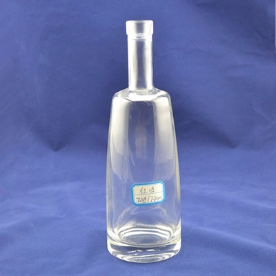 Botella de tequila personalizada con material de vidrio transparente y tiempo de entrega rápido 20-30 días