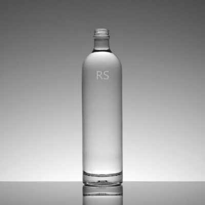 Cristal blanco 500ml 700ml 750ml Super Flint vidrio vacío ron claro botella de licor diseñador