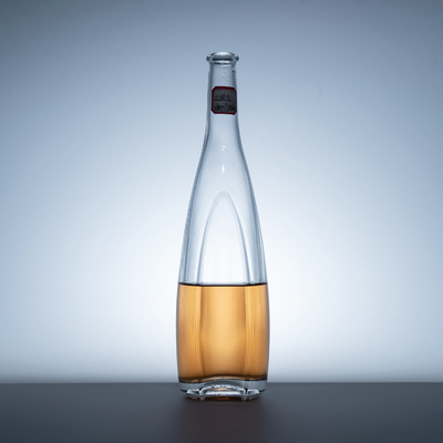 Material del cuerpo Super Flint Glass Brandy XO Mini cilindros de champán con hoja de arce