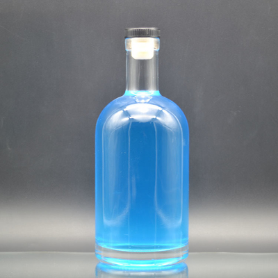 Se aceptan botellas de vino de vidrio transparente de 750 ml con material de vidrio de súper piedra