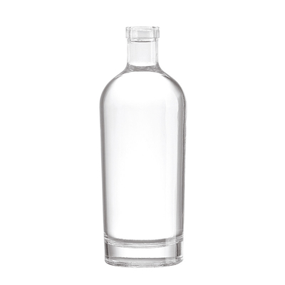 Botellas de vidrio de tequila de lujo con grabado en el interior