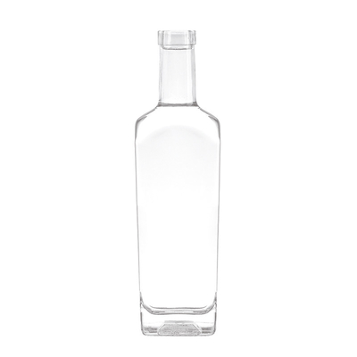 Botellas de vidrio de tequila de lujo con grabado en el interior