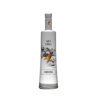 Bebidas industriales 500 ml 750 ml Botellas de vidrio de 1 litro para licor vino vodka alcohol