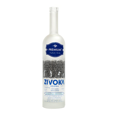 Bebidas industriales 500 ml 750 ml Botellas de vidrio de 1 litro para licor vino vodka alcohol