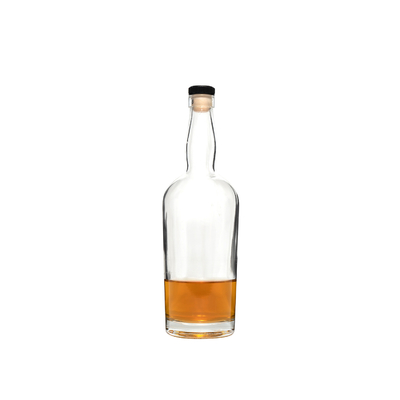 Super Flint personalizado colorido electroplacado vidrio azul tequila vodka botella de licor 1L