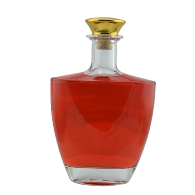 Super Flint Logotipo personalizado 100ml 350ml 550ml 750ml Botella de vidrio para tequila vodka whisky