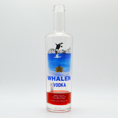 Botella de vidrio personalizada de 700 ml 750 ml para Gin Rum Whiskey Vodka y más Pedidos OEM bienvenidos