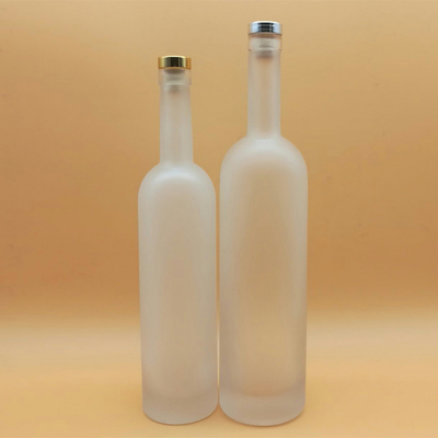 750 ml de Brandy Cuadrado XO Flint Liquor 250 ml de frasco de ron helado 375 ml de champán botella de vidrio cilindro corcho