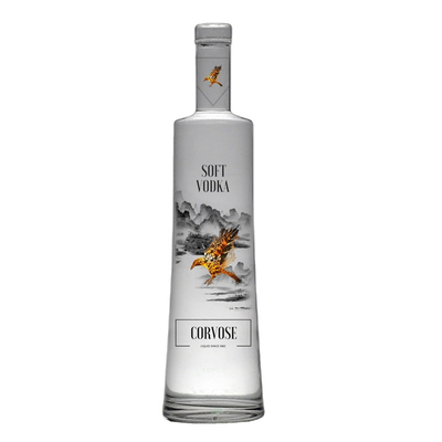 375 ml 500 ml 700 ml Bebidas VODKA Botella de vidrio electrolibrada para aceite de cocina Bebida de ginebra
