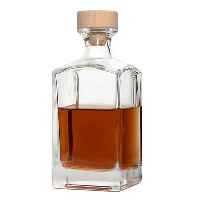 700 ml Botella de licor de 1 litro Emballadora de whisky y alcohol Botella para embalaje de agua mineral