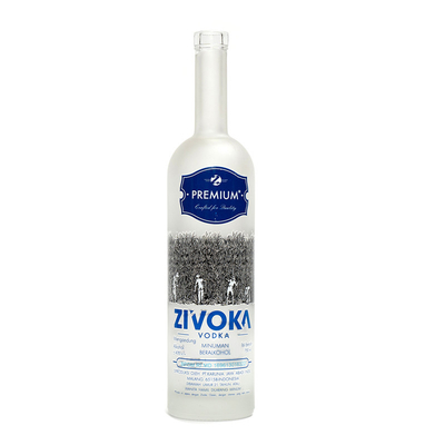 Botella de vidrio de base de Super Flint botella a medida botella de vidrio de vino de whisky vacío 500/750ml