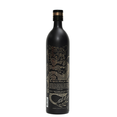 Botella de vidrio de base de Super Flint botella a medida botella de vidrio de vino de whisky vacío 500/750ml