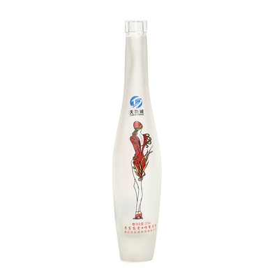 375 ml 500 ml 700 ml 750 ml de espuma de impresión congelada personalizada con brandy whisky licor botella de vodka con tapa