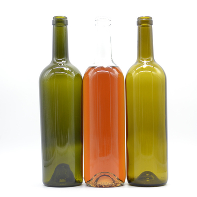 Botella de vidrio para whisky, brandy, vodka y agua fría