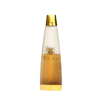 Botella de vidrio de cristal blanco de agua de vodka de brandy personalizada con tipo de sellado